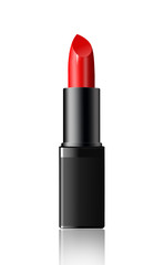 Lipstick isolated on white background with clipping path