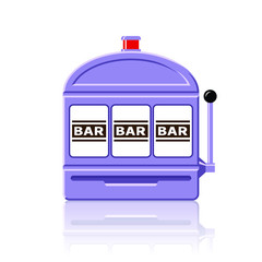 Bar slot machine icon vector illustration