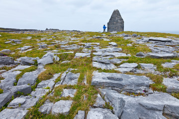 Teampall Bheanáin church. Inishmore Island, Aran Islands, Galway County, West Ireland, Europe