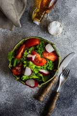 Organic food concept