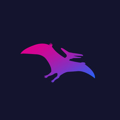 dinosaur, pterodactyl vector art © nexusby