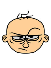 gesicht comic cartoon böse sauer wütend clipart lustig cool skeptisch kopf
