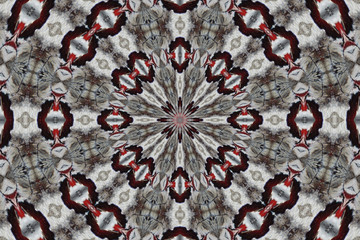 Abstract kaleidoscope background. Multicolor kaleidoscope texture.