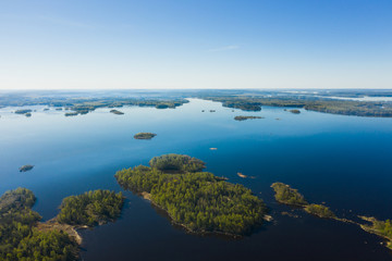 Islands of the Baltic Sea. View from a height