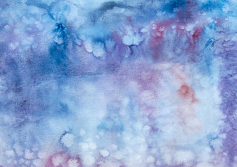 Abstract background, monotype, hand painted texture, watercolor painting, splashes, paint drops, paint strokes. Design for backgrounds, Wallpapers, covers and packaging