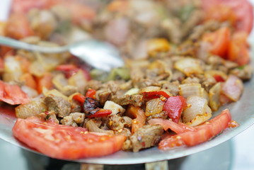 Turkish Meat Sote With Tomato Pepper