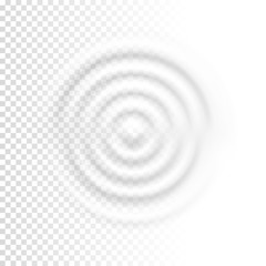 Fototapeta premium Milk splash circle waves, isolated on transparent background.