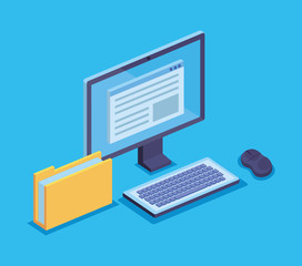 computer technology with document information and folder