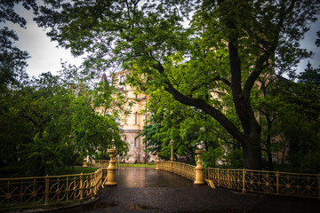 Vajdahunyad castle in a Budapest, capital of Hungary