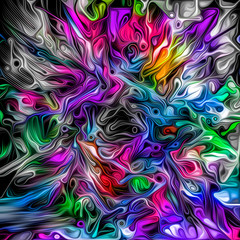 futuristic colorful background - Illustration