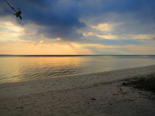 Atardecer en la playa