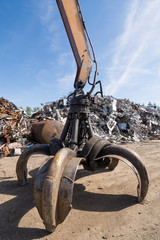 centre de tri de d&eacute;chets ferreux 