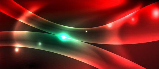 Glowing shiny light abstract background