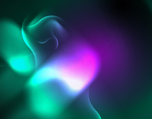 Neon lights vector abstract background