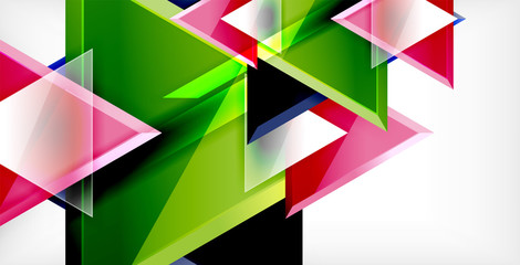 Triangle abstract background