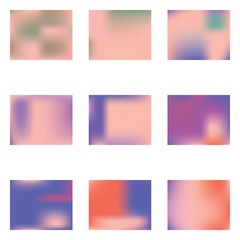 Fototapeta premium Gradient mesh painted in different colors.