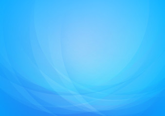Curved abstract light blue background