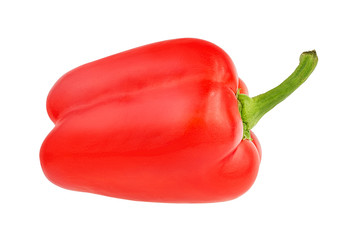 Red peppers  isolated.  With clipping path.