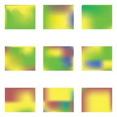 Obraz premium Gradient mesh painted in different colors.