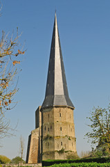 Rovine del monastero di Bergues, Pas-de-Calais, Hauts-de-France