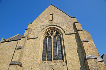 Fototapeta na wymiar La cattedrale di Bergues, Pas-de-Calais, Hauts-de-France