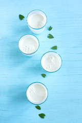 Ayran, homemade yogurt drink