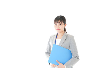 書類を持つビジネスウーマン