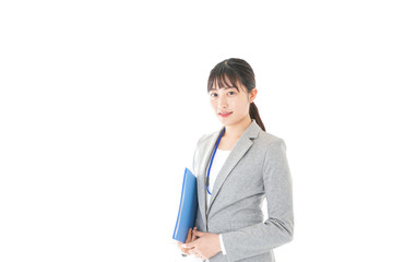 書類を持つビジネスウーマン