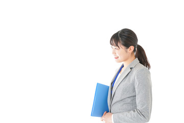 書類を持つビジネスウーマン