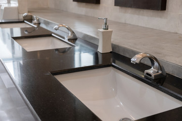 Well designed public restrooms Modern