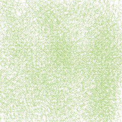 Abstract background with green cross hatching on white. Summer grass effect. Hand drawn pencil crossing lines. Crayons hatching. Geometric pattern for cover, surface, design, fabric, textile, print