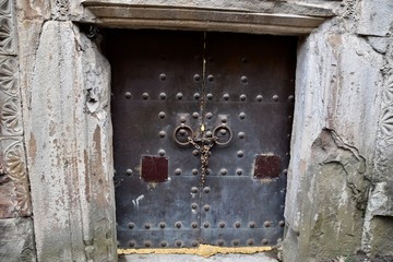 Metal Church Doors, Ananuri Fortress Complex, Georgia