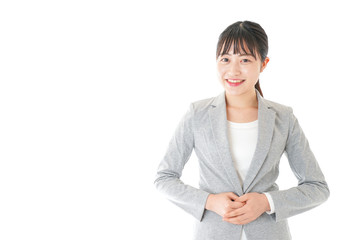 笑顔のビジネスウーマン・受付嬢