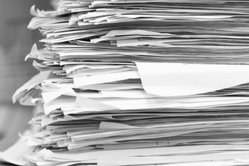 stack pile of paper