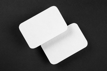 Blank business cards