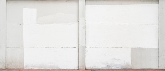 white color background of natural cement or stone old wall texture