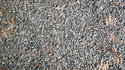 asphalt stone texture background, gray small stone texture
