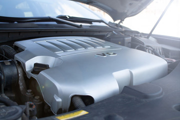 car engine compartment