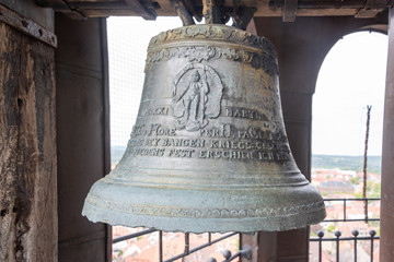 Naklejka premium Glocke der Wenzelskirche in Naumburg