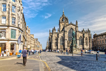 St Giles Cathedral in Edinburgh , Scotland