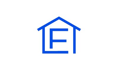 letter e home icon