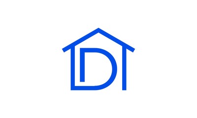 letter d home icon