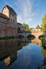 Fototapeta na wymiar Burg Vilbel in Bad Vilbel, Hessen, Deutschland 