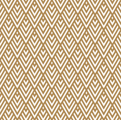 Seamless geometric pattern in style art deco.