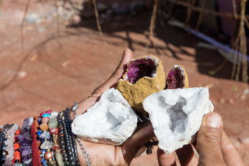 Géode de quartz
