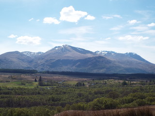 landscape in the mountains