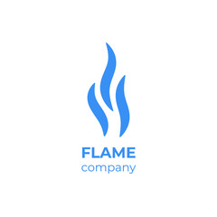 Steam icon. Flat smoke and aroma evaporation symbol, coffee and tea smell blue pictogram. Vector odour and hot vapor