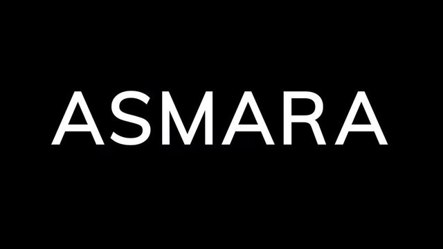 From the Glitch effect arises city ASMARA. Then the TV turns off. Alpha channel Premultiplied - Matted with color black