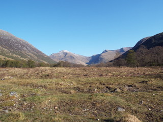 landscape in the mountains