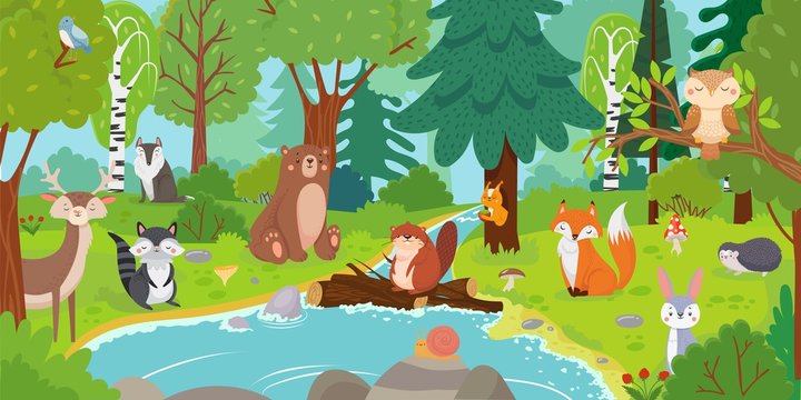 Forest Cartoon Images – Browse 758,672 Stock Photos, Vectors, and Video |  Adobe Stock